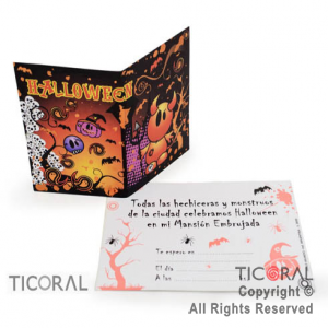 HALLOWEEN INVITACION X 60